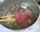 簡単　チンゲン菜　きのこと　牛肉の中華煮作り方5写真