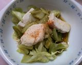 簡単！鶏むね肉と　キャベツの　レンジ蒸し作り方7写真