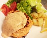 鮭と玉ねぎで♪簡単&絶品サーモンバーグ作り方4写真