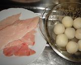里芋と豚肉の麺つゆ☆柚子胡椒バター☆作り方1写真