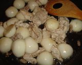 里芋と豚肉の麺つゆ☆柚子胡椒バター☆作り方2写真