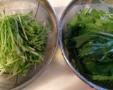 水菜と鶏肉の煮物♡作り方2写真