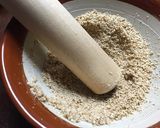 ナスのゴマ味噌炒めどんぶり作り方5写真