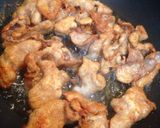 節約料理！カリカリ！鶏皮の甘辛焼き作り方3写真