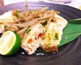 変わり揚げ✿牛蒡餡とメカジキしんびき揚げ作り方5写真