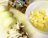 椎茸クリームスープ(ビシソワーズ風)作り方1写真