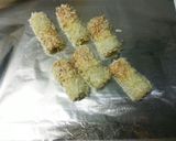 お弁当＊卵焼きと揚げない竹輪フライ＊作り方3写真