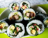 サラダ巻き トンカツリメイク お寿司♪作り方10写真