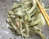 お弁当に★ちくわと玉ねぎの磯辺かき揚げ作り方1写真