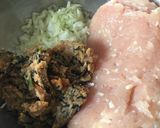 おからリメイク☆ふわふわ鶏つくね作り方1写真