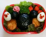簡単！ミッキー ミニーのキャラ弁作り方5写真