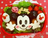 簡単！ミッキー ミニーのキャラ弁作り方6写真