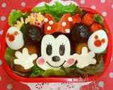 簡単！ミッキー ミニーのキャラ弁作り方7写真