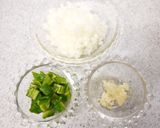 唐揚げIN♪カレー炒飯♡作り方1写真