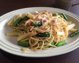 じゃがいも＊アスパラ＊ベーコンのパスタ作り方8写真