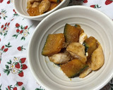 鶏ささみと✿かぼちゃのフライパン蒸し✿作り方9写真