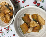 鶏ささみと✿かぼちゃのフライパン蒸し✿作り方11写真