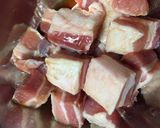 揚げ豚と豆腐の✿煮物✿作り方1写真