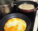 フライパンx2で簡単広島風お好み焼き!作り方9写真