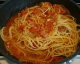 鯖のトマトソースパスタ作り方7写真