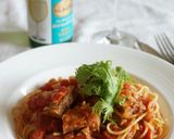 鯖のトマトソースパスタ作り方8写真