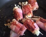 バター醤油風味のきのこベーコン作り方4写真