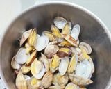 超簡単☆あさり貝と椎茸のスープ作り方2写真