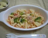 ミートボールとマカロニのトマト煮（後期）作り方3写真