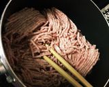 我が家のそぼろ丼♡作り方1写真