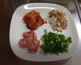 ささっとキムチチャーハン♪作り方1写真