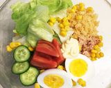 夏に美味しい サラダうどん作り方5写真