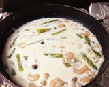 具沢山のエビクリームパスタ作り方6写真