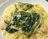 具沢山のエビクリームパスタ作り方8写真