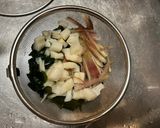 わかめとレンコンと茗荷の酢の物風作り方5写真