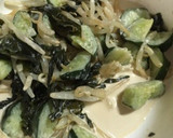 旦那様がお気に入りの えのきわかめ作り方5写真
