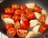 カンパリトマトのキクラゲと卵の炒め物作り方3写真