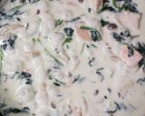 簡単♪鮭とほうれん草のクリームパスタ作り方7写真