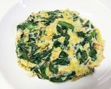 朝ご飯に小松菜と削り節の卵焼き作り方4写真