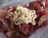 ニンニク香る！豚マヨ唐焼き作り方1写真