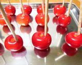 ＊さくらんぼ飴（りんご飴風）の屋台＊作り方2写真