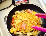 糖質制限ダイエット!豆腐皮塩焼きそば作り方4写真