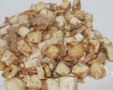 猿も作れる簡単炒め 豆腐ツナ作り方4写真