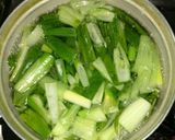 新玉ねぎの葉のぬた。作り方2写真