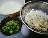 豆腐と長芋のもちもちふわ焼き♡作り方1写真