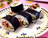 豚肉とアスパラの海苔巻き(太巻き)作り方5写真