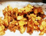 揚げ玉の味噌汁作り方1写真