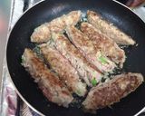 新玉たっぷりアスパラinハンバーグ♪作り方3写真