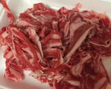 牛肉とネギと白滝の簡単炒め煮！すき焼き風作り方2写真