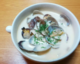 超簡単☆あさり貝と椎茸のスープ作り方4写真