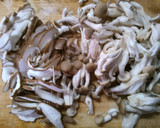 山東菜　しめじ　椎茸の 簡単中華スープ♪作り方1写真